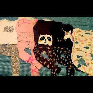 Old Navy set of 5 pairs of pjs size 6t